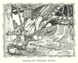Morte di William Rufus (litografia)