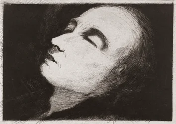 Vincent van Gogh sul suo letto di morte