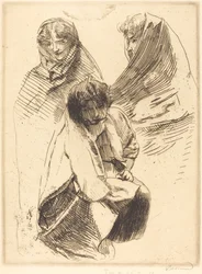 Tre donne velate Trois femmes voilées, 1899