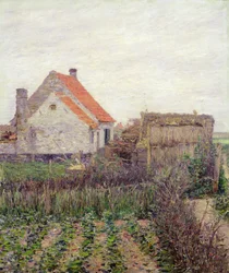 Casa colonica con orto
