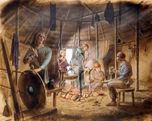 Interno di una casa dell