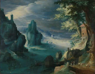 Navi sulla costa rocciosa