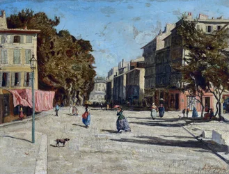 La Canebière, vista degli allées di Meilhan