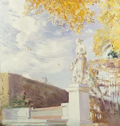 Una statua di Venere nel giardino di Versailles, 1896
