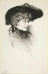 Senza titolo (busto di donna)