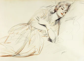 Donna sdraiata