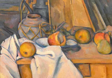 Frutta e vasetto di zenzero