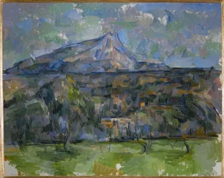 La Montagne Sainte Victoire vue des Lauves (olio su tela)