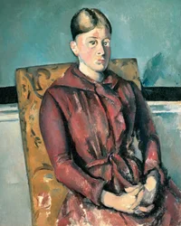 Madame Cézanne in una poltrona gialla