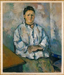 Madame Cezanne seduta (olio su tela)