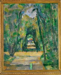 Medan, castello e villaggio (olio su tela)