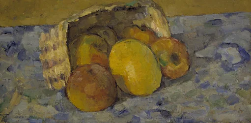 Cesto di frutta rovesciato, c.1877