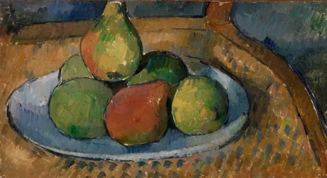 Piatto di frutta su una sedia