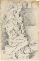 Schizzo di Scultura Anatomica (recto)