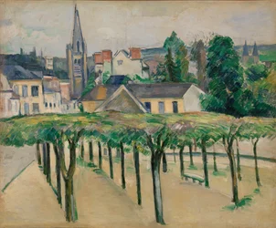 La Chiesa di Saint-Aspais Vista dalla Place de la Préfecture a Melun