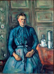 La donna con la caffettiera