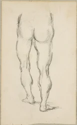 Dopo Luca Signorelli: studio di gambe, c.1883-86