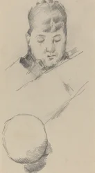 Busto di Madame Cézanne [verso], 1884-1885