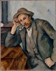 Fumatore appoggiato