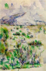 Mont Sainte Victoire da les Lauves, 1902-06