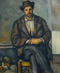 Contadino seduto