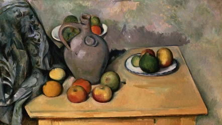 Natura morta con drappo blu, c.1893-94