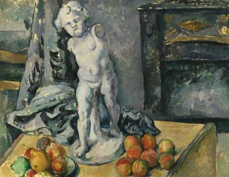 Natura morta con Cupido in gesso, anni 1890