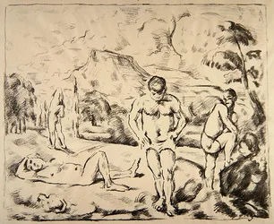 I bagnanti, c.1898