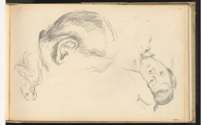 Tre teste, una di Madame Cézanne