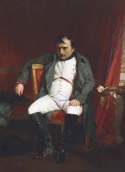 Napoleone a Fontainebleau durante la prima abdicazione - aprile 1814