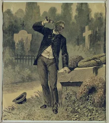 La commedia della morte (La Comedie de la Mort) 1935 circa (collage)