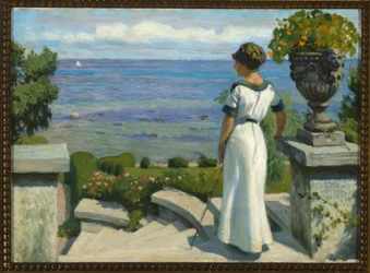 P.Fischer, Sulla terrazza