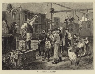 Una menagerie itinerante