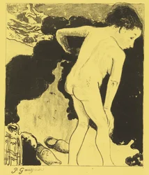 Bagnanti in Bretagna, dalla Suite Volpini: Dessins lithographiques