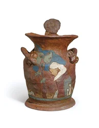 Donna bretone e giovane bretone; Bretonne et chef modele de jeune Breton