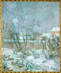Effet de neige, ovvero Neve in rue Carcel (olio su tela)