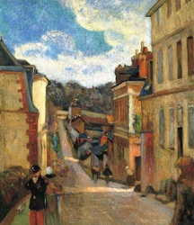 Francese: La rue Jouvenet à Rouen Rue Jouvenet a Rouen