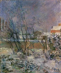 Giardino nella neve, 1883