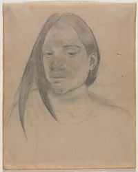 Testa di una donna tahitiana, 1891