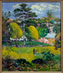 Paesaggio (forse Tahiti)