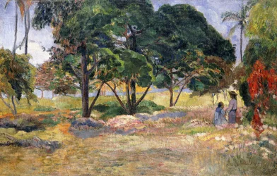 Paesaggio con tre alberi, 1892