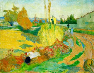 Paesaggio vicino ad Arles (Strada lungo il canale Roubinele-Roi)