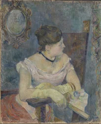 Madame Mette Gauguin in abito da sera, 1884