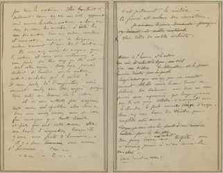 Pagine di manoscritto [verso]