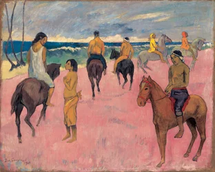 A cavallo sulla riva del mare II