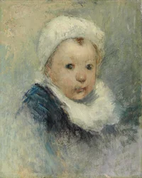 Ritratto di un bambino, possibilmente Aline Gauguin, c.1878