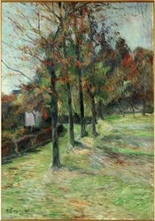Route de Rouen II (olio su tela)