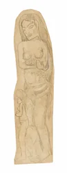 Schizzo di donna Maori e bambino