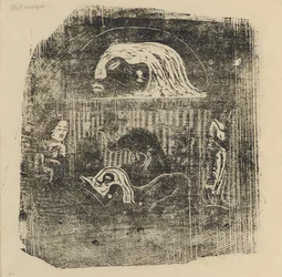 Te Atua The Gods Small Plate [verso]