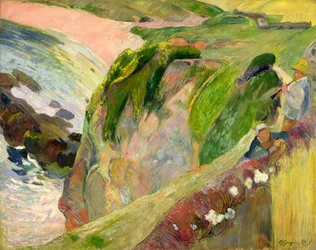 Il suonatore di flauto sulla scogliera